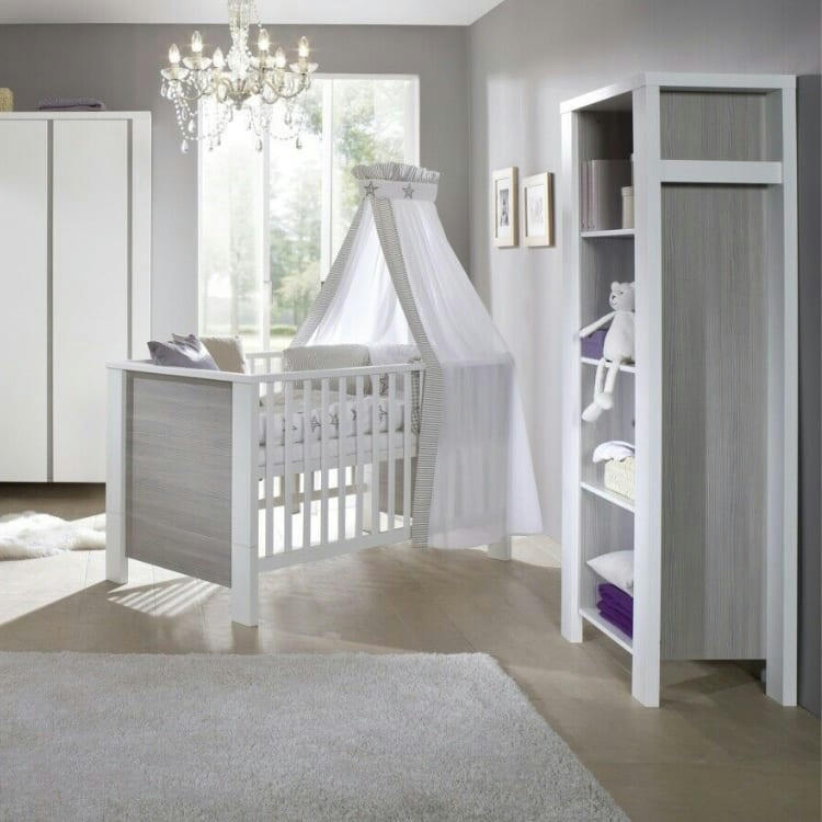 MILANO PINE - Etagère à 4 niches ouvertes