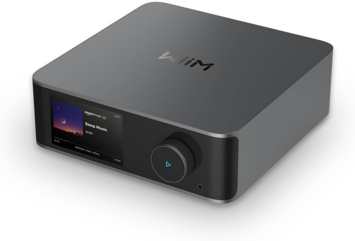 WiiM Ultra Music Streamer & Digital Preamp | 3.5 Touchscreen  Compatible with Google Cast & Alexa  Stream Spotify  Amazon Music  Tidal & More | HDMI ARC  Phono Input & Headphone Output | Space Gray