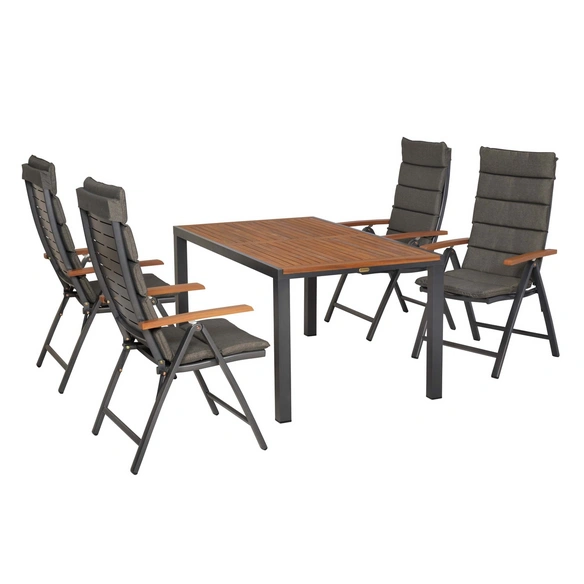 Gartenmöbel-Diningset »Tinos«, 5 tlg., 4 Sitzplätze, Aluminium