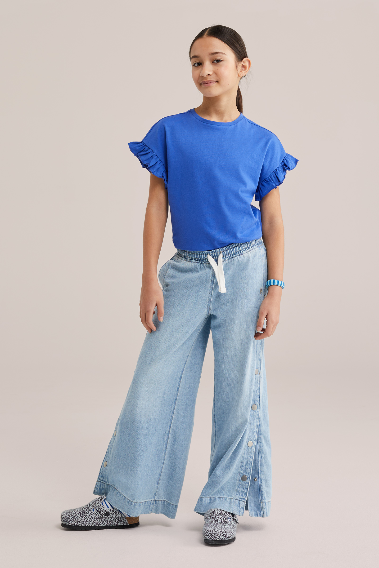 Meisjes T-shirt met ruches