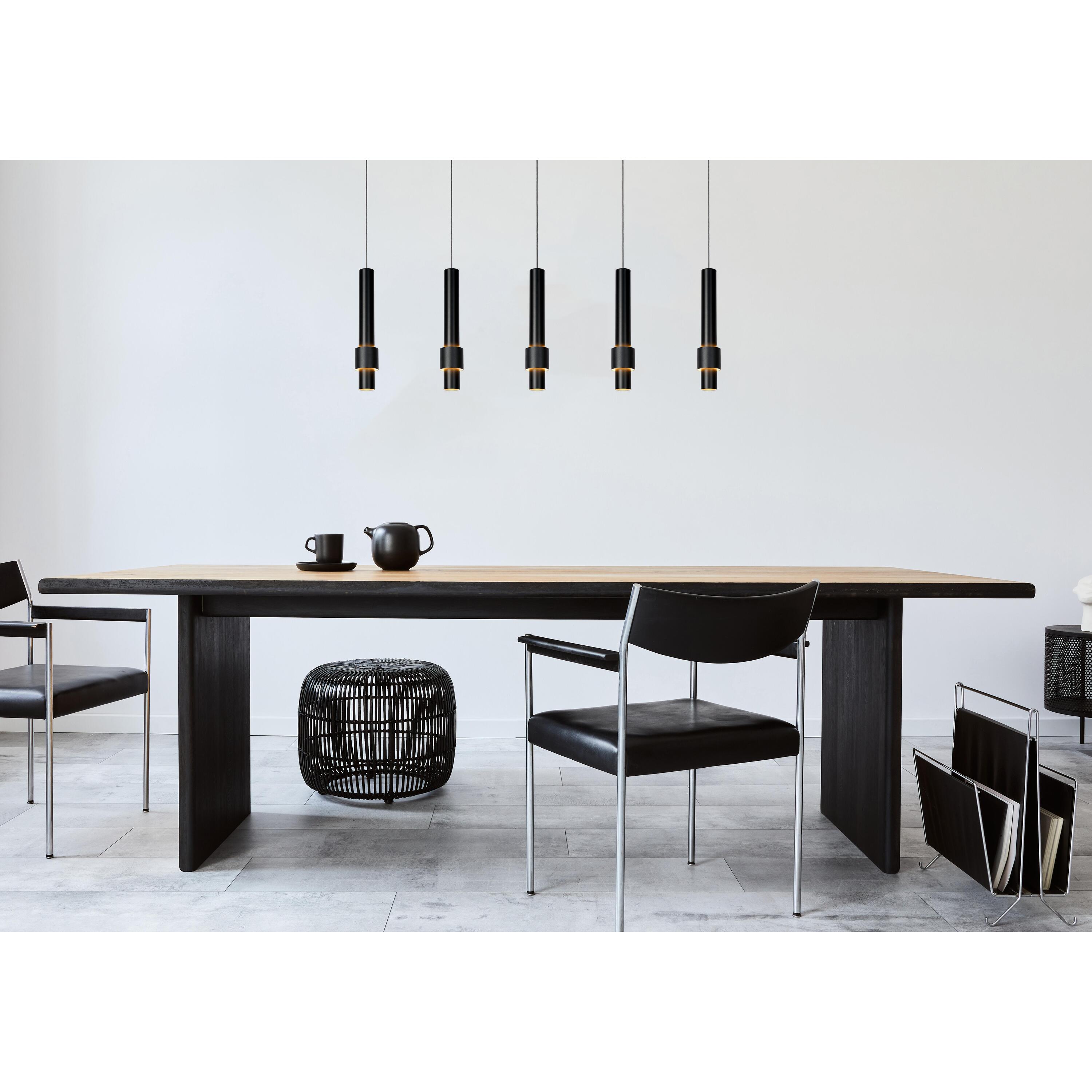 Margary 5 cluster hanglamp LED lineair koffie