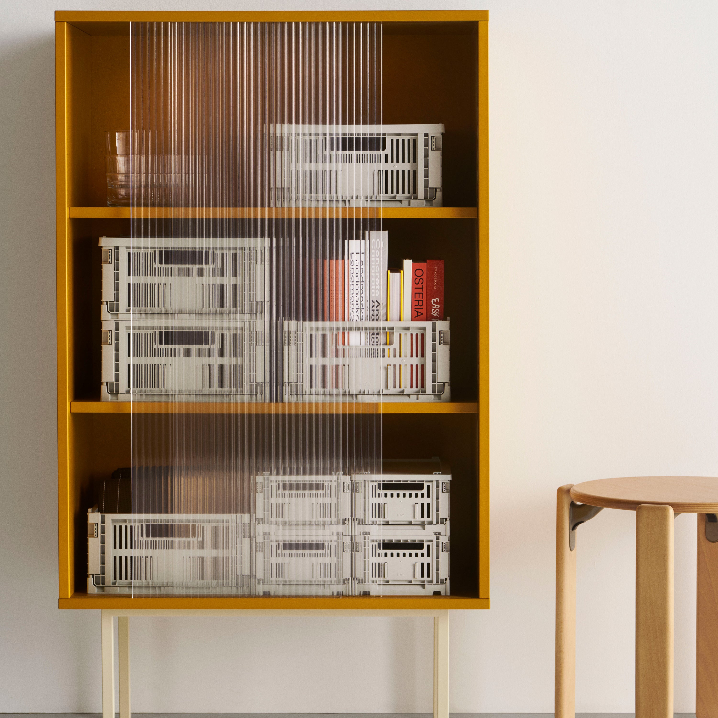 HAY Colour Crates Krat M - Rechthoekig - Off-White