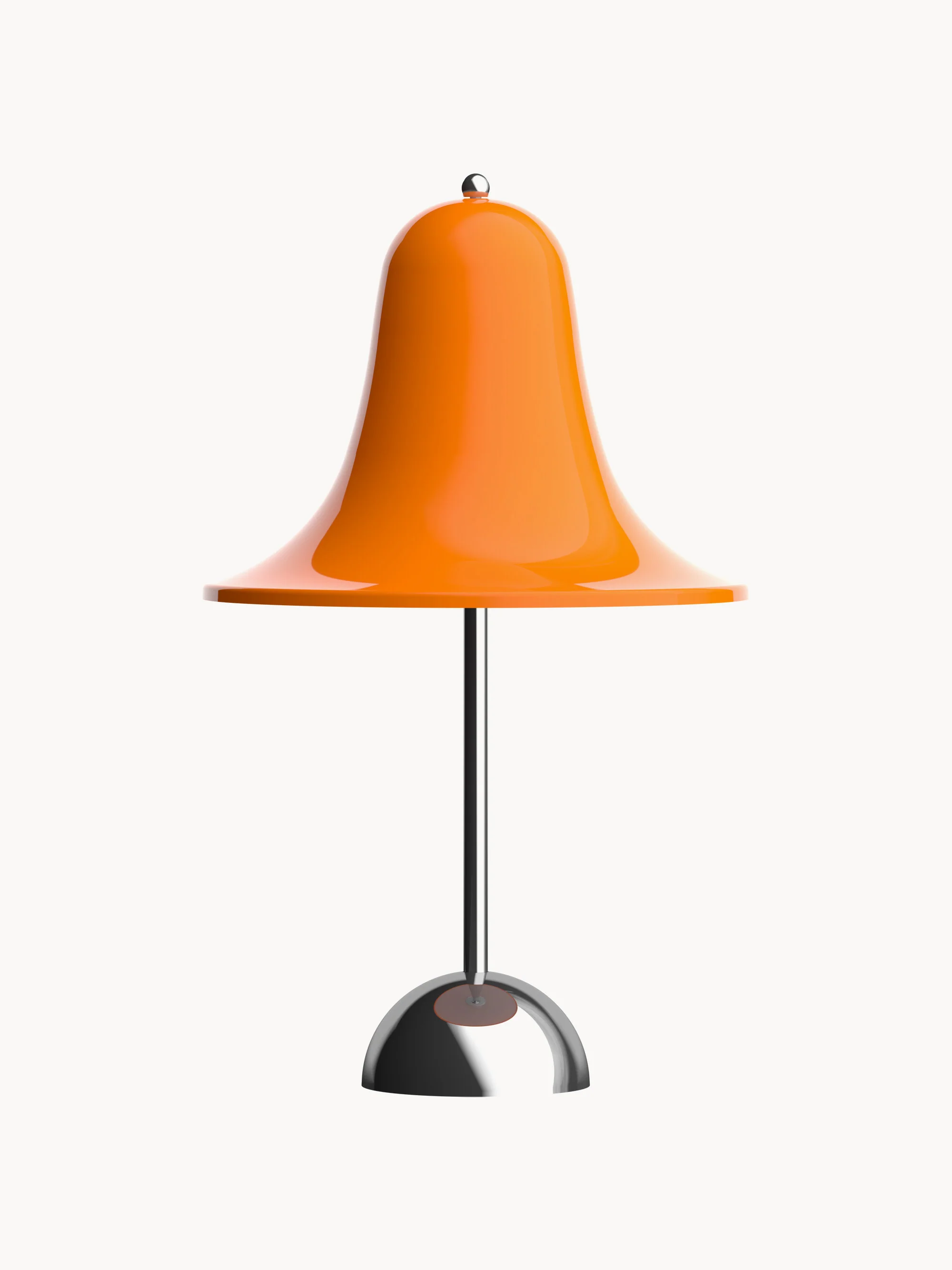Kleine mobile LED-Tischlampe Pantop, dimmbar, Design Verner Panton