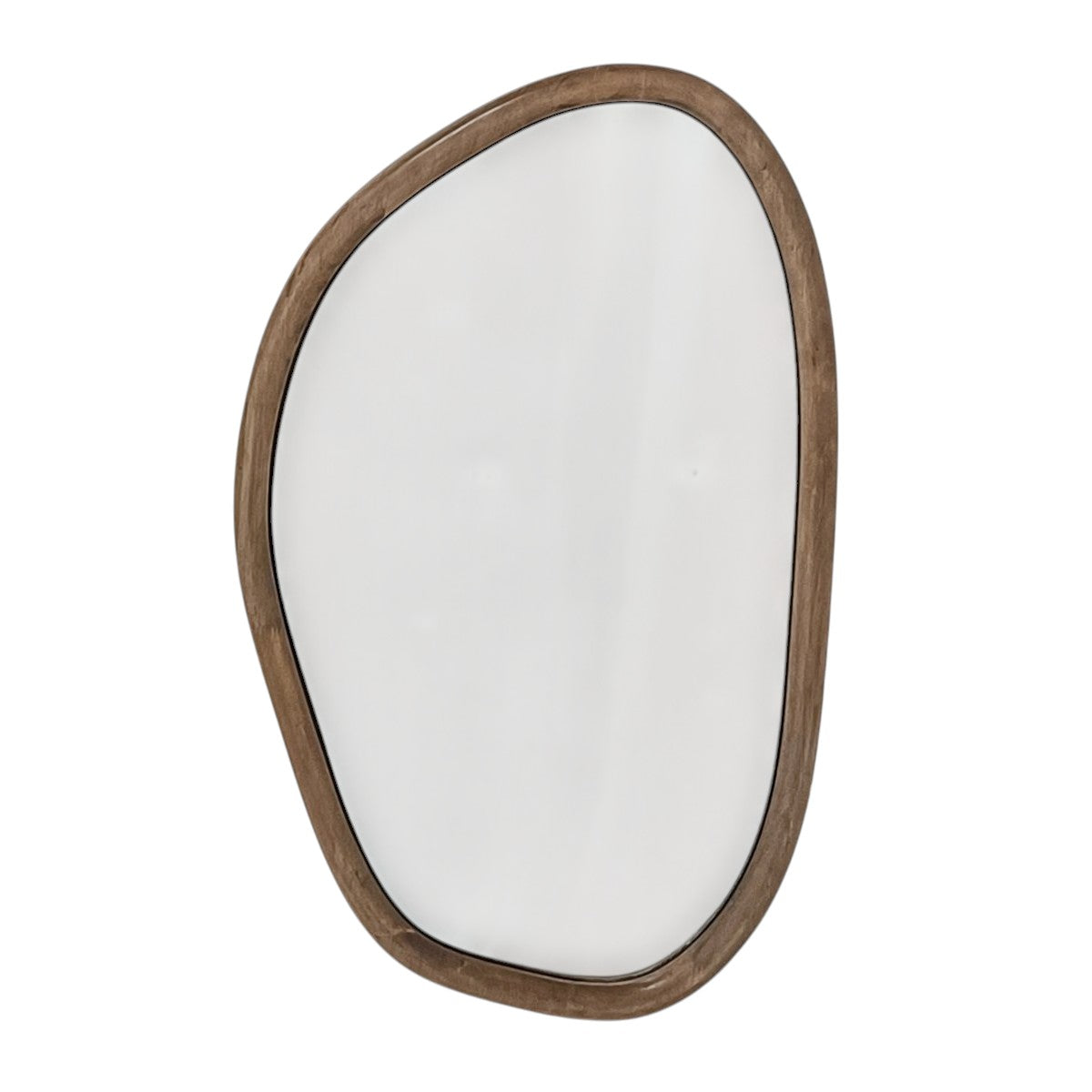 Spiegel Asymmetrisch - Organische Wandspiegel Hout - 38,3 x 3 x 62 cm