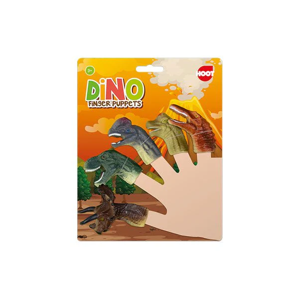 Hoot Dino Finger Puppets 5 Pack