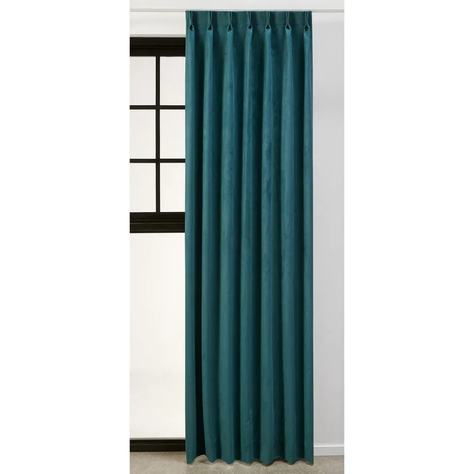 Kwantum Vouwgordijnen | Gordijnen | Gordijn Patrick  Blauwgroen