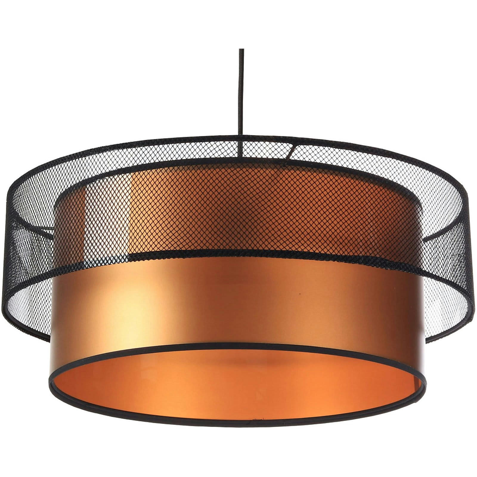 DUO ÉLÉGANT - Suspension Tissu Cuivre