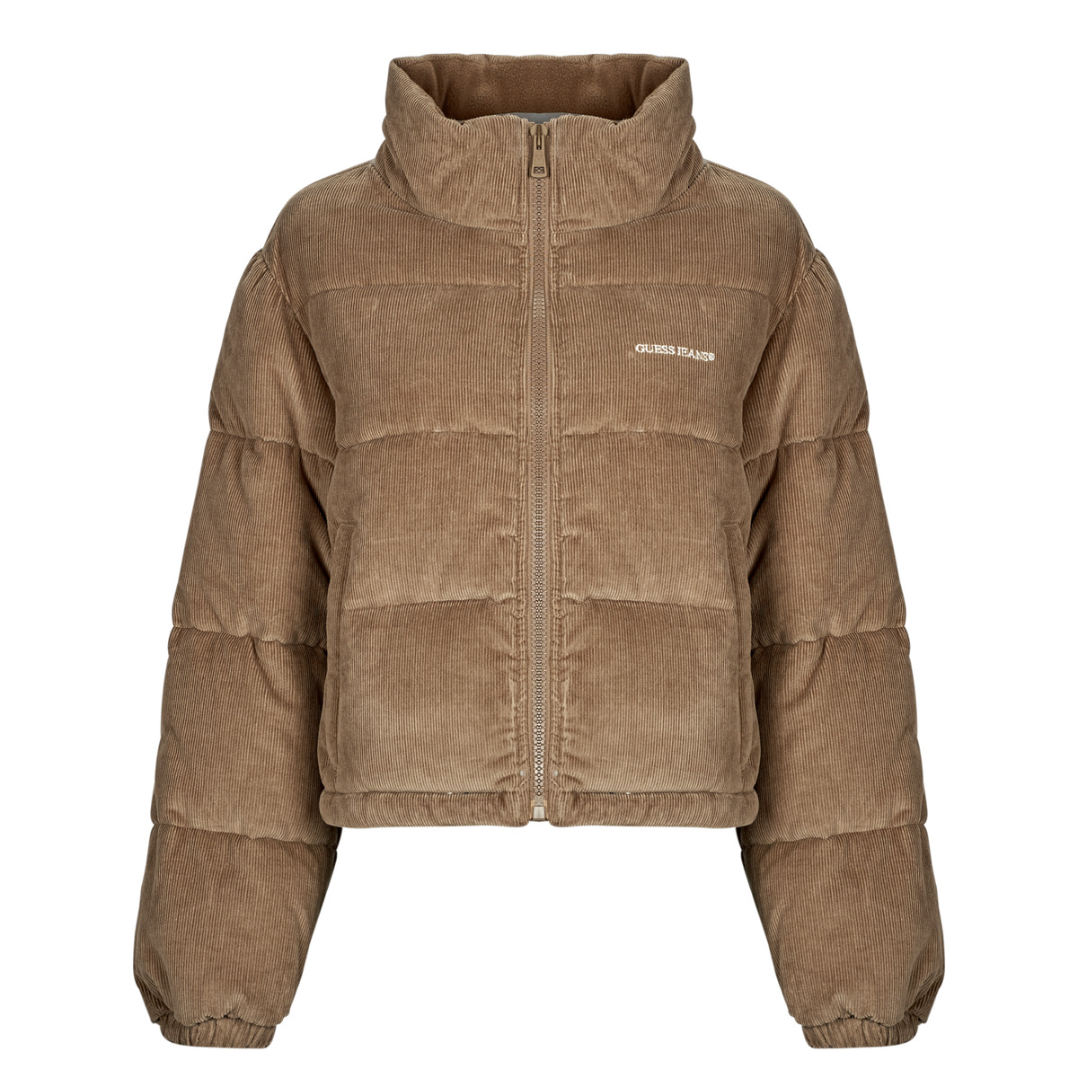 Guess - CROPPED PUFFER - Beige