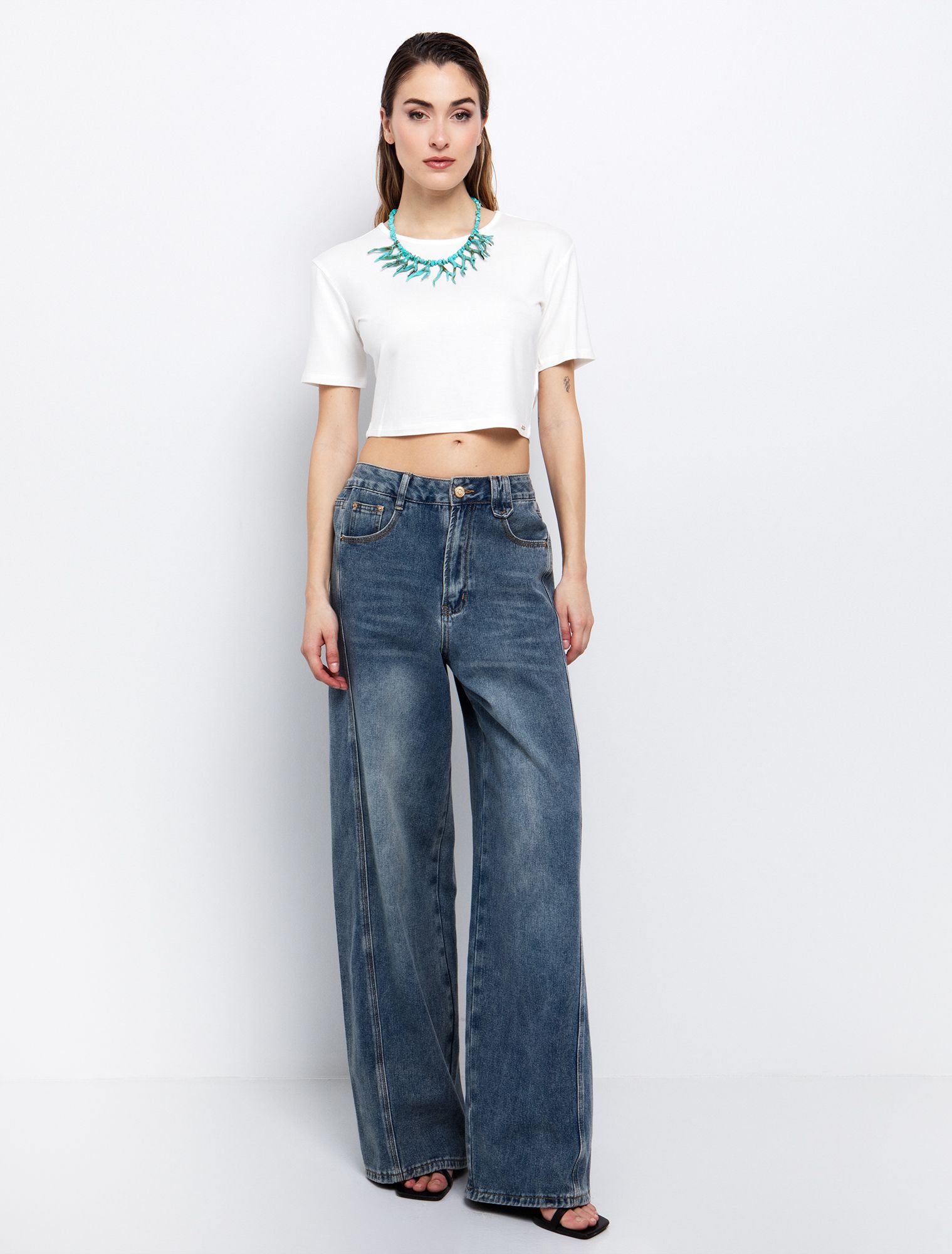 Basic crop μπλούζα