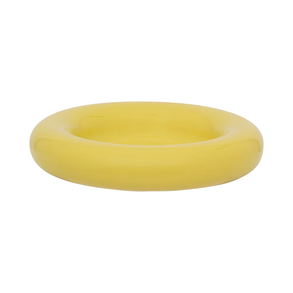 Urban Nature Culture serveerschaal Lou warm olive - Ø 36 * 10 cm