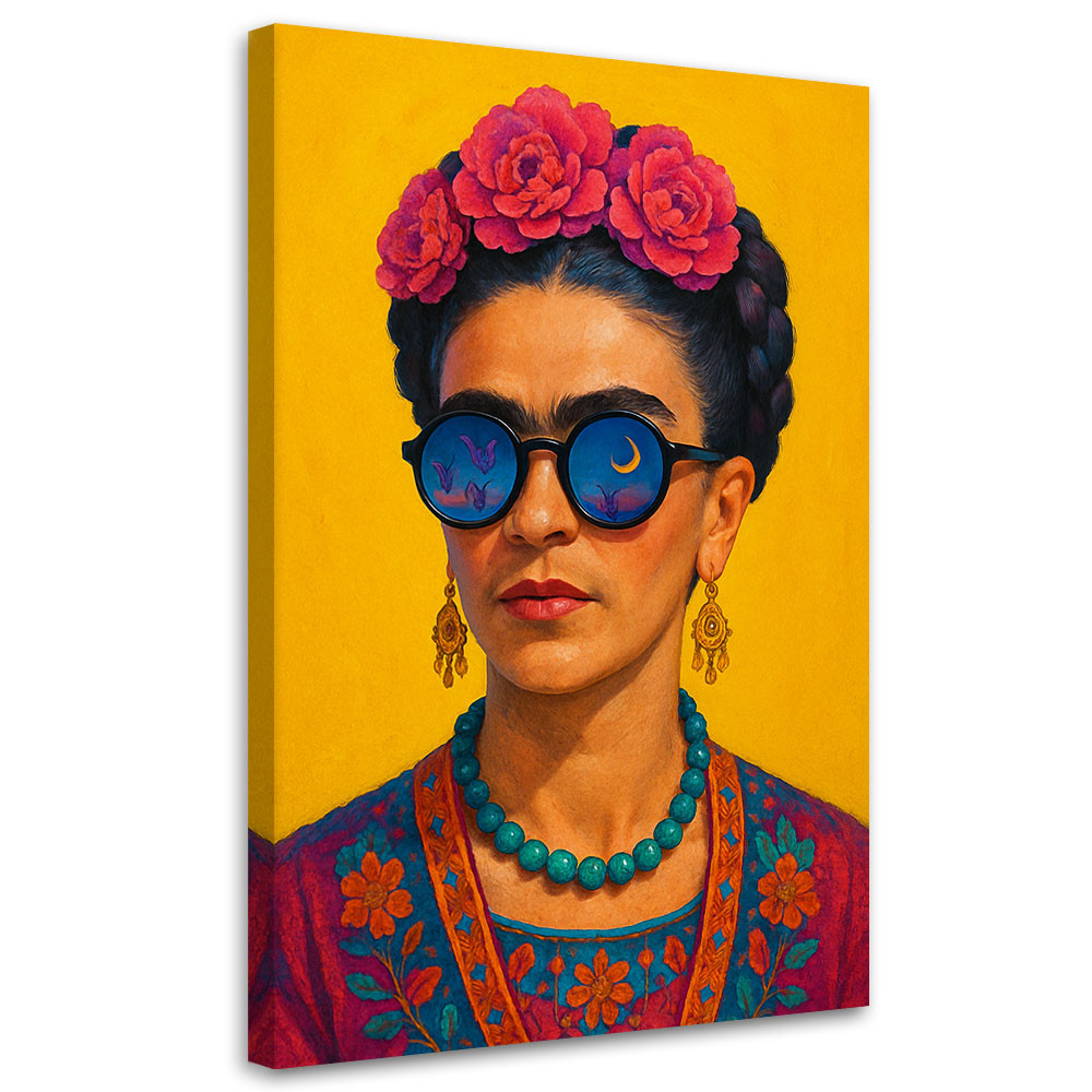 Obraz nowoczesny, Frida Kahlo Portret Kobiety Pop Art 20x30