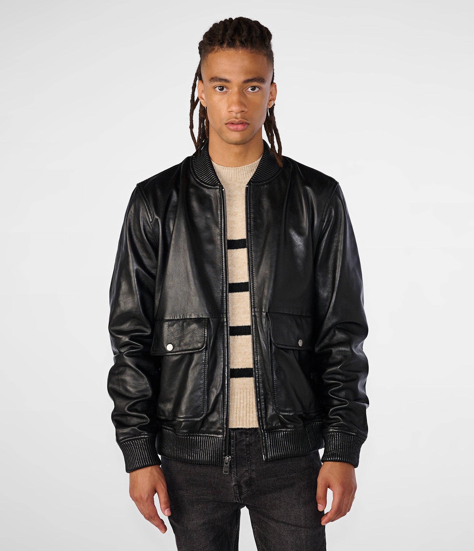 Miles Patch Pocket Bomber Jacket