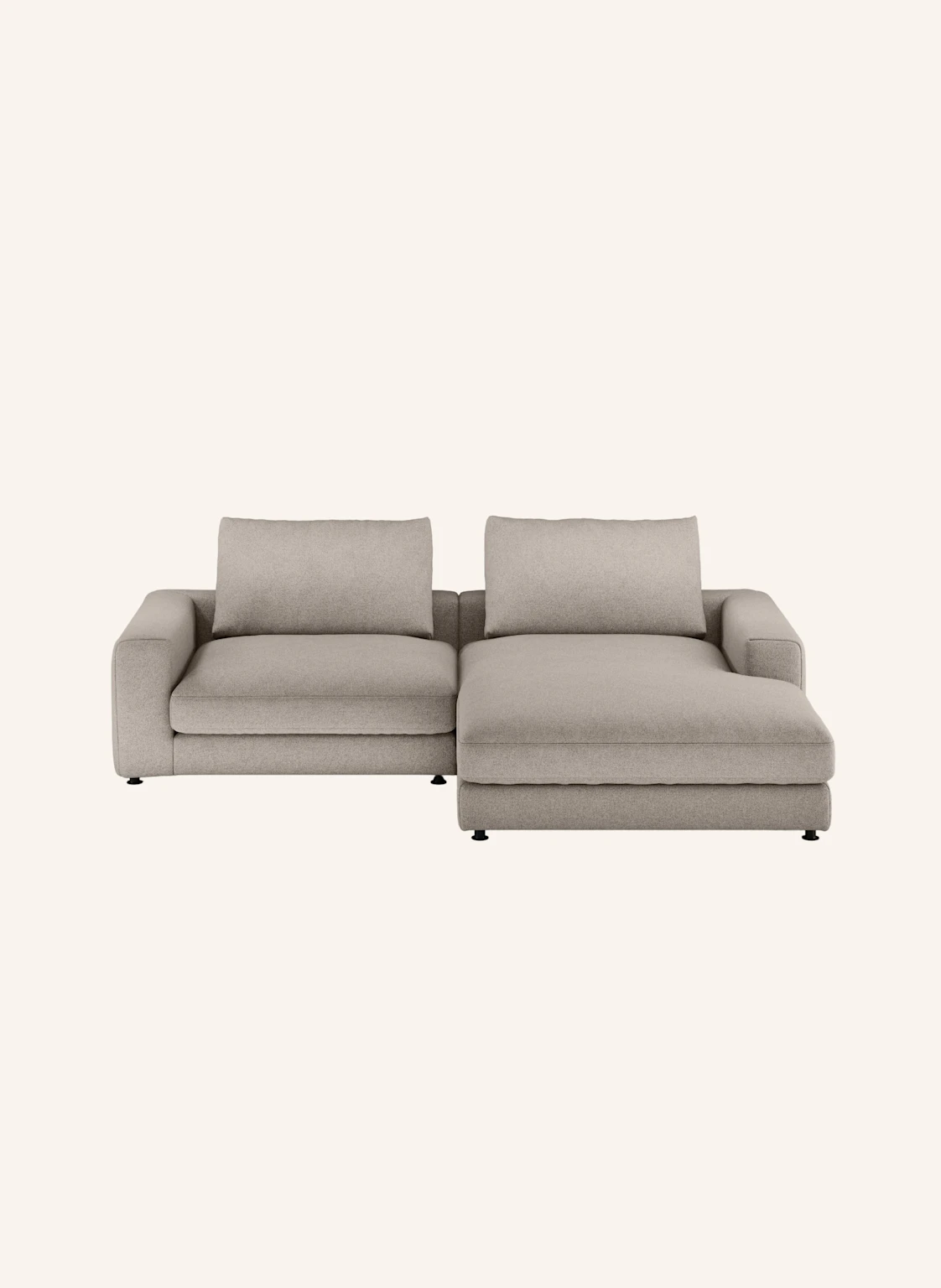nydo 3-Sitzer Ecksofa MOSLER, rechts, Flachgewebe