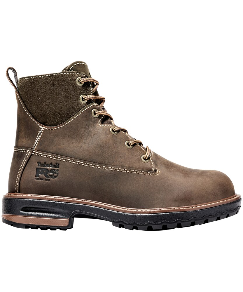 Timberland PRO Women's Hightower 6 Inch Composite Toe Composite Plate Leather Work Boots - Brown