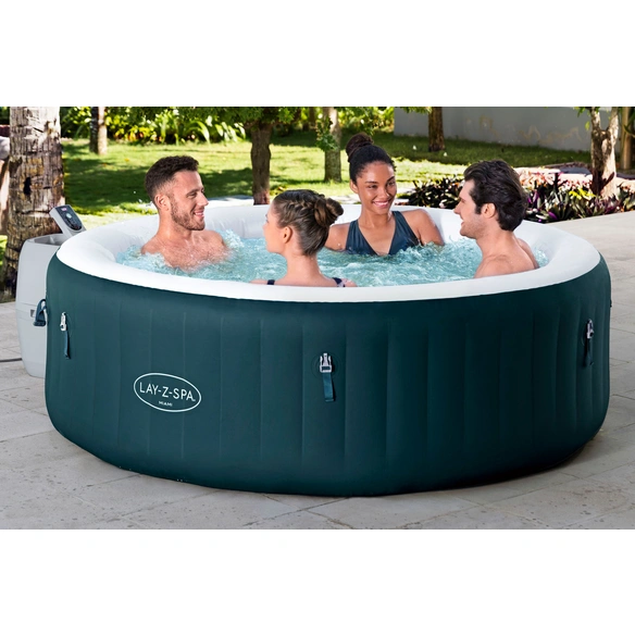 Whirlpool »LAY-Z-SPA® Miami AirJet™«, Energiespar-Whirlpool, für 6 Personen, Ø 196 x 66 cm