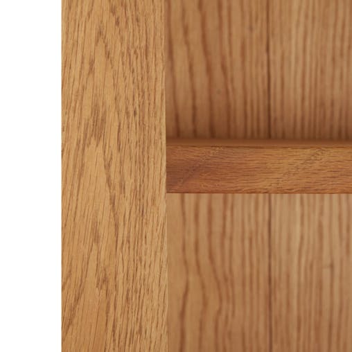 NNEVL 7-Tier Bookcase 90x22.5x200 cm Solid Oak Wood