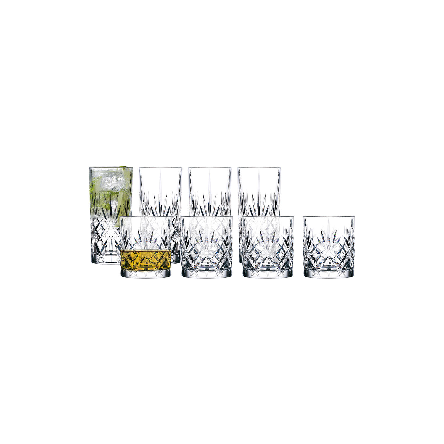 Melodia Whiskyglas/Highball 8 dele
