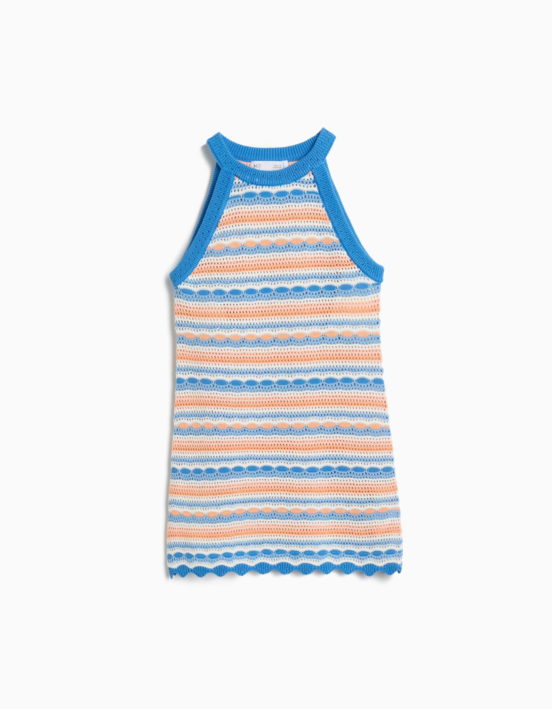 Vestido Crochet, Menina, Azul