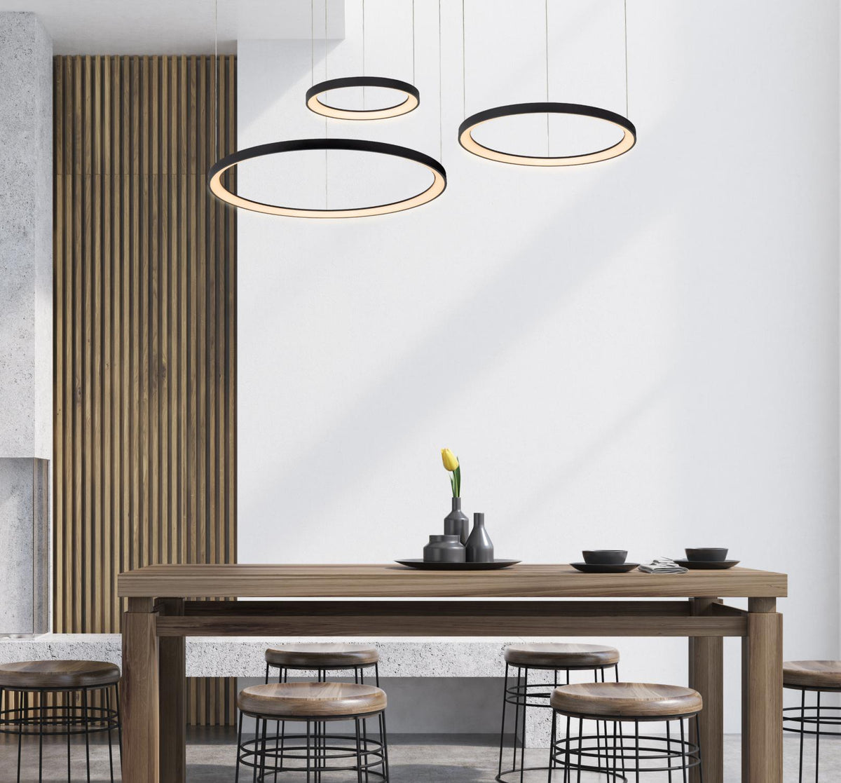 Lucide hanglamp VIDAL - Geïntegreerde LED - Zwart