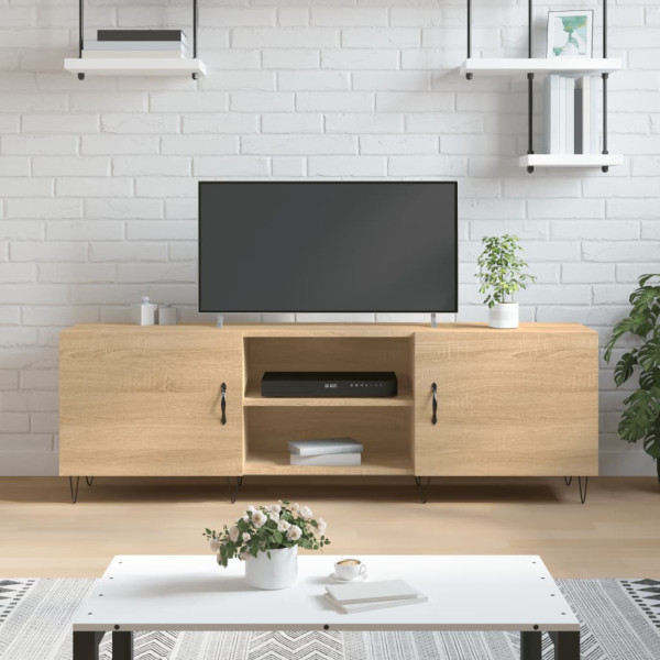 Szafka TV dąb sonoma 150x30x50 cm materiał drewnopochodny