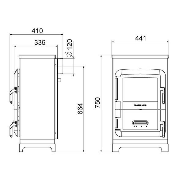 Raumheizer »RH 6«, RAUMHEIZER, Leistung: 6 kW