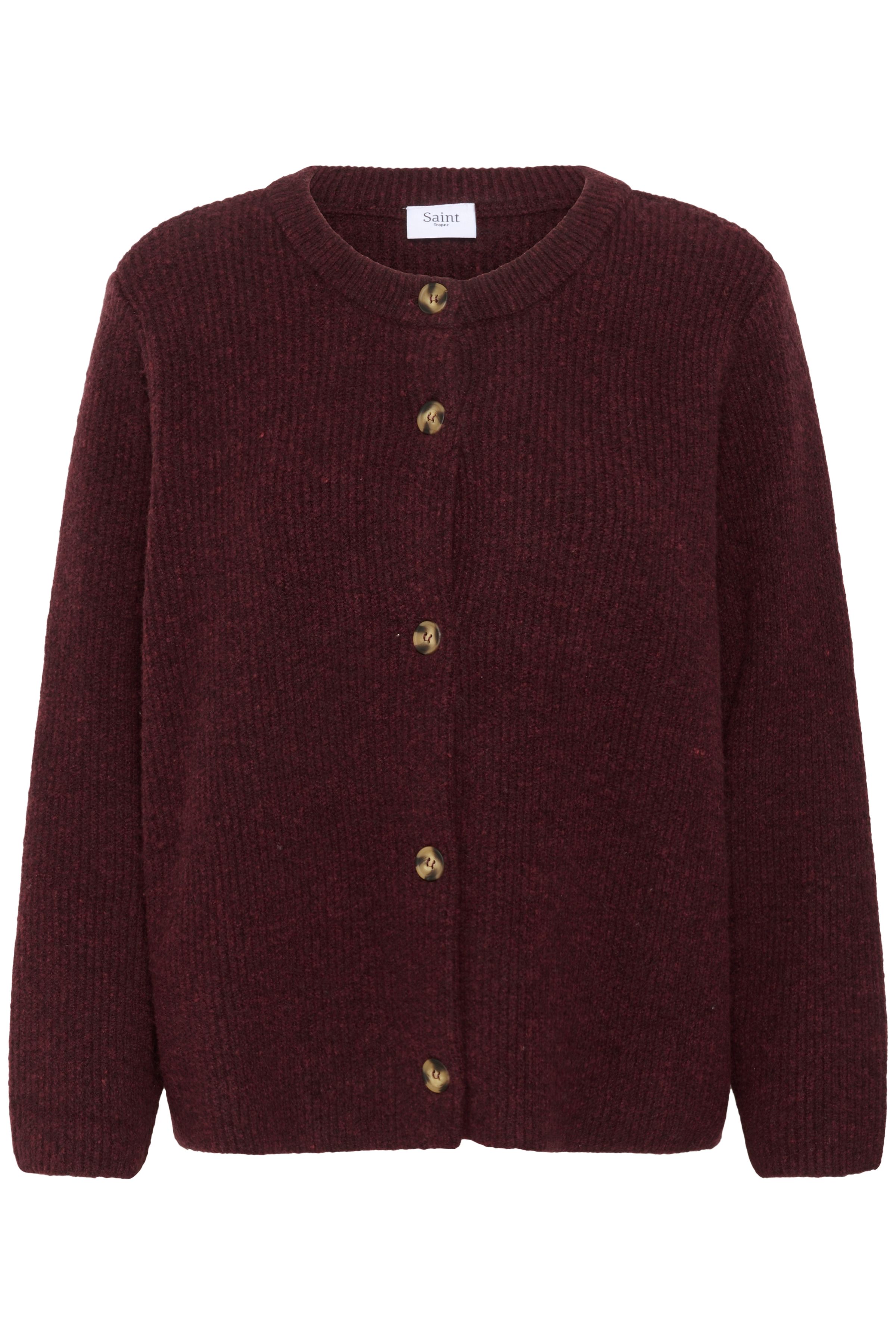 Saint Tropez MaleenSZ Crew Neck Long Sleeve Cardigan