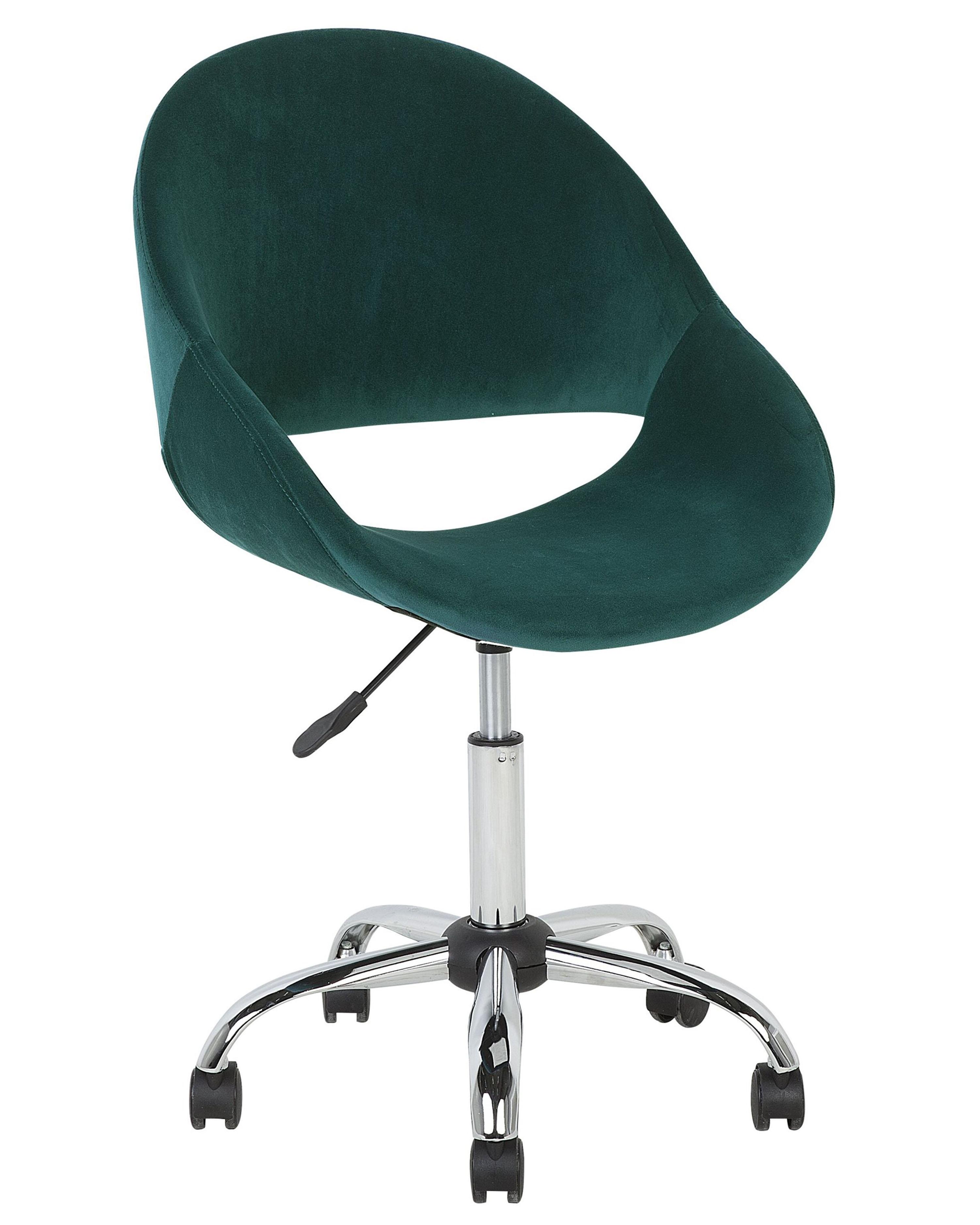 Desk Chair SELMA Velvet Emerald Green
