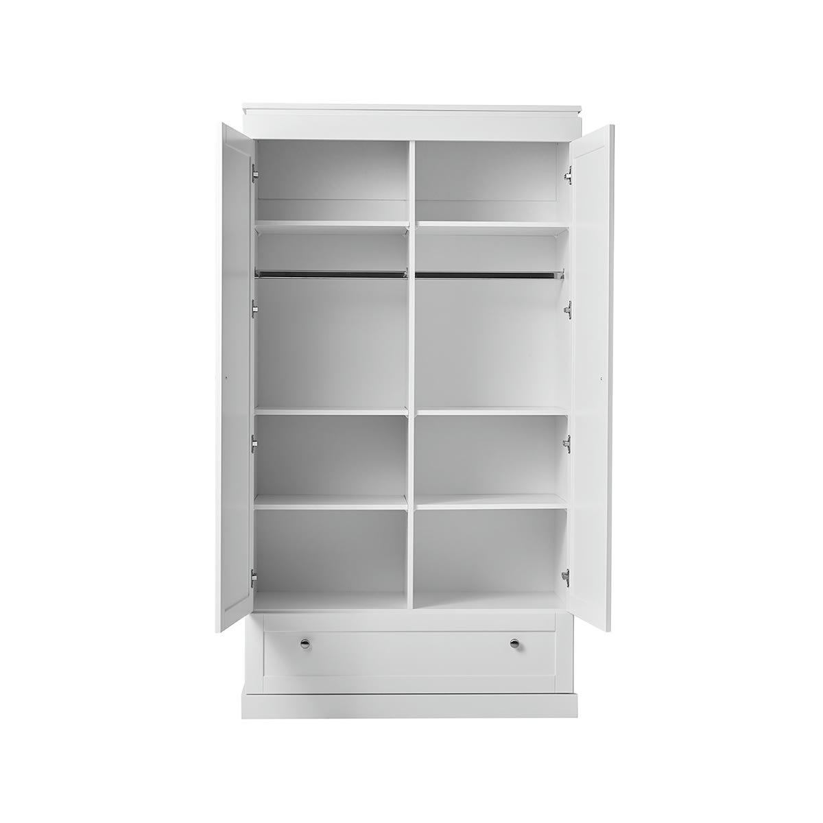 MARIE - Armoire 2 portes blanc