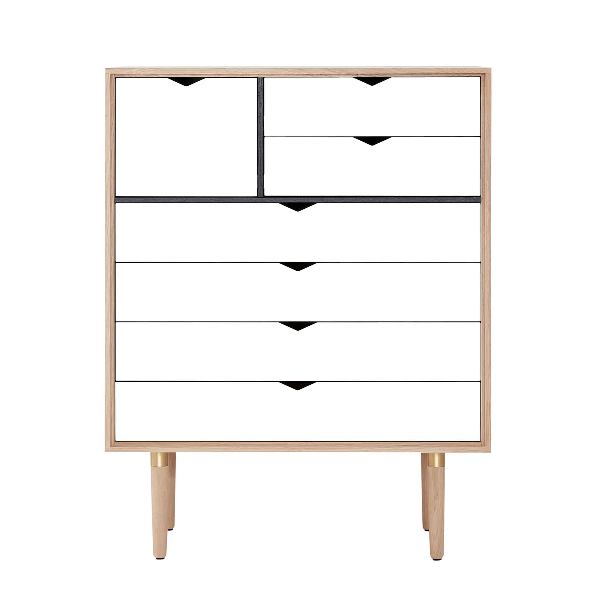 Andersen Furniture - S8 Kommode, Eiche geseift / Fronten weiß