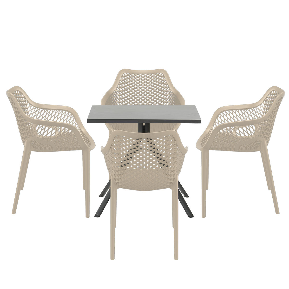 Garden Impressions tuinset Air XL - Rimini taupe 5-delig