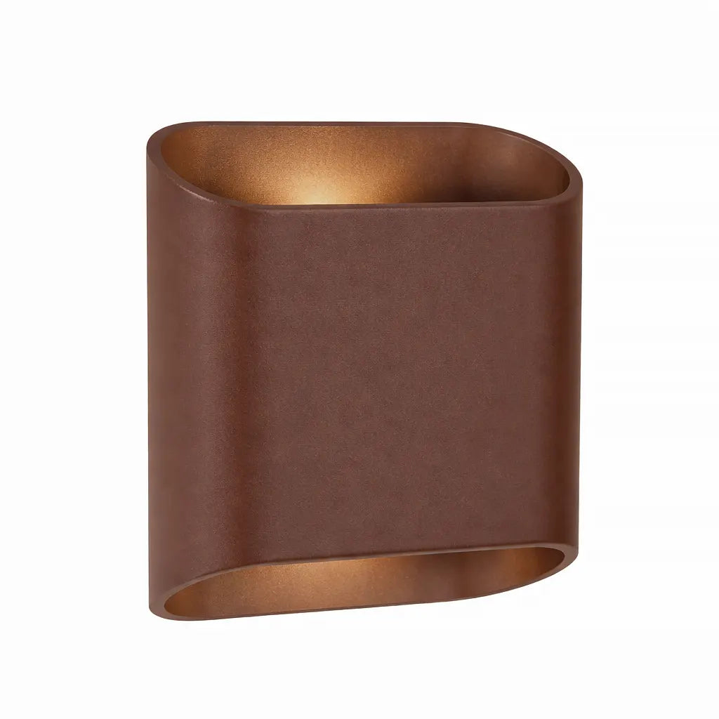 Ylumen buitenlamp Atta - 2 lichts - 16x 18 cm - bruin