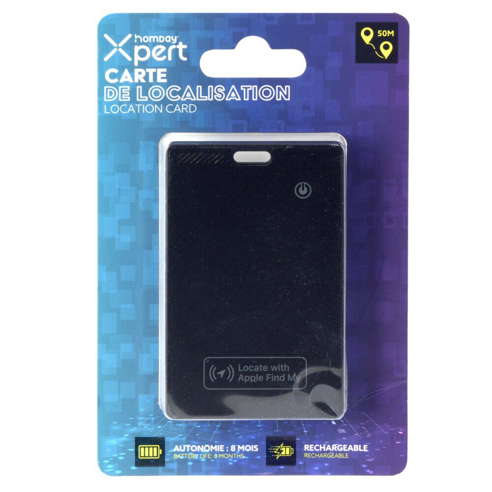 Carte de localisation rechargeable IOS 8 mois d'autonomie 50m de portée