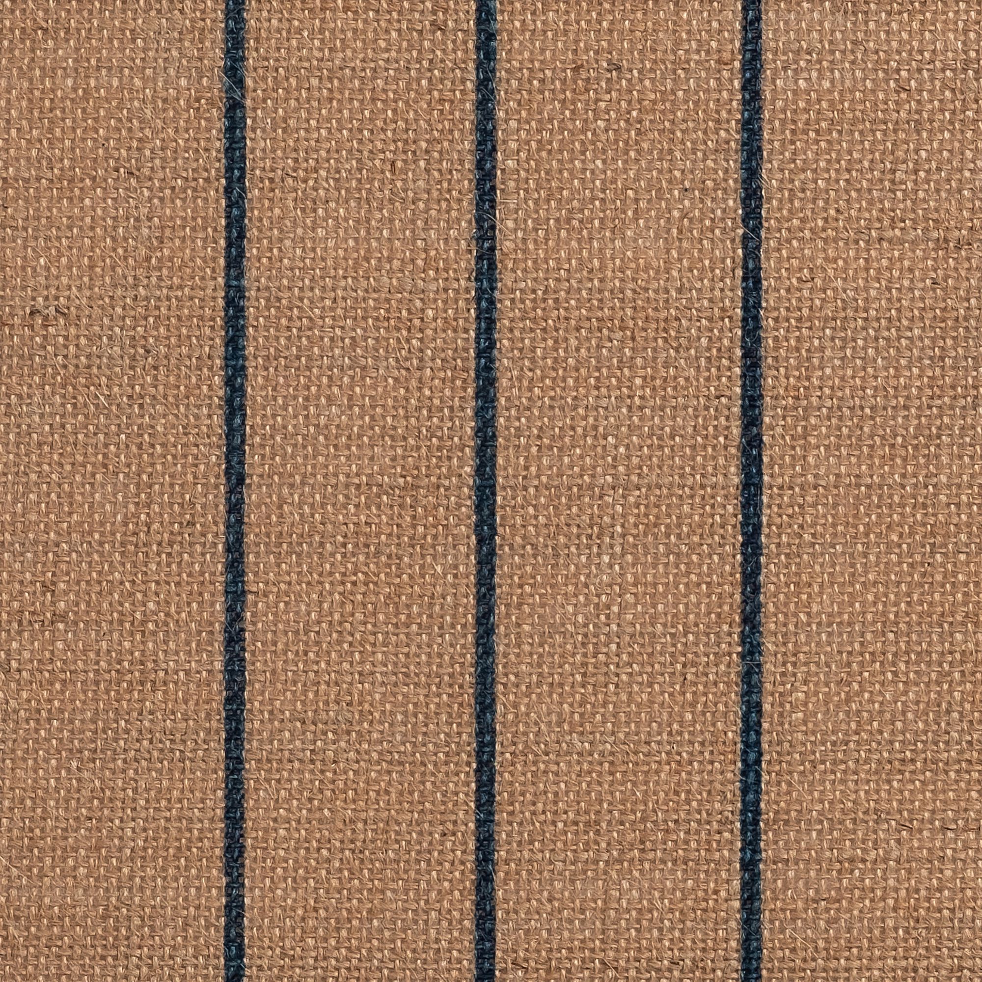 UZES - Lot de 4 sets de table à rayures en jute 30x45cm - bleu