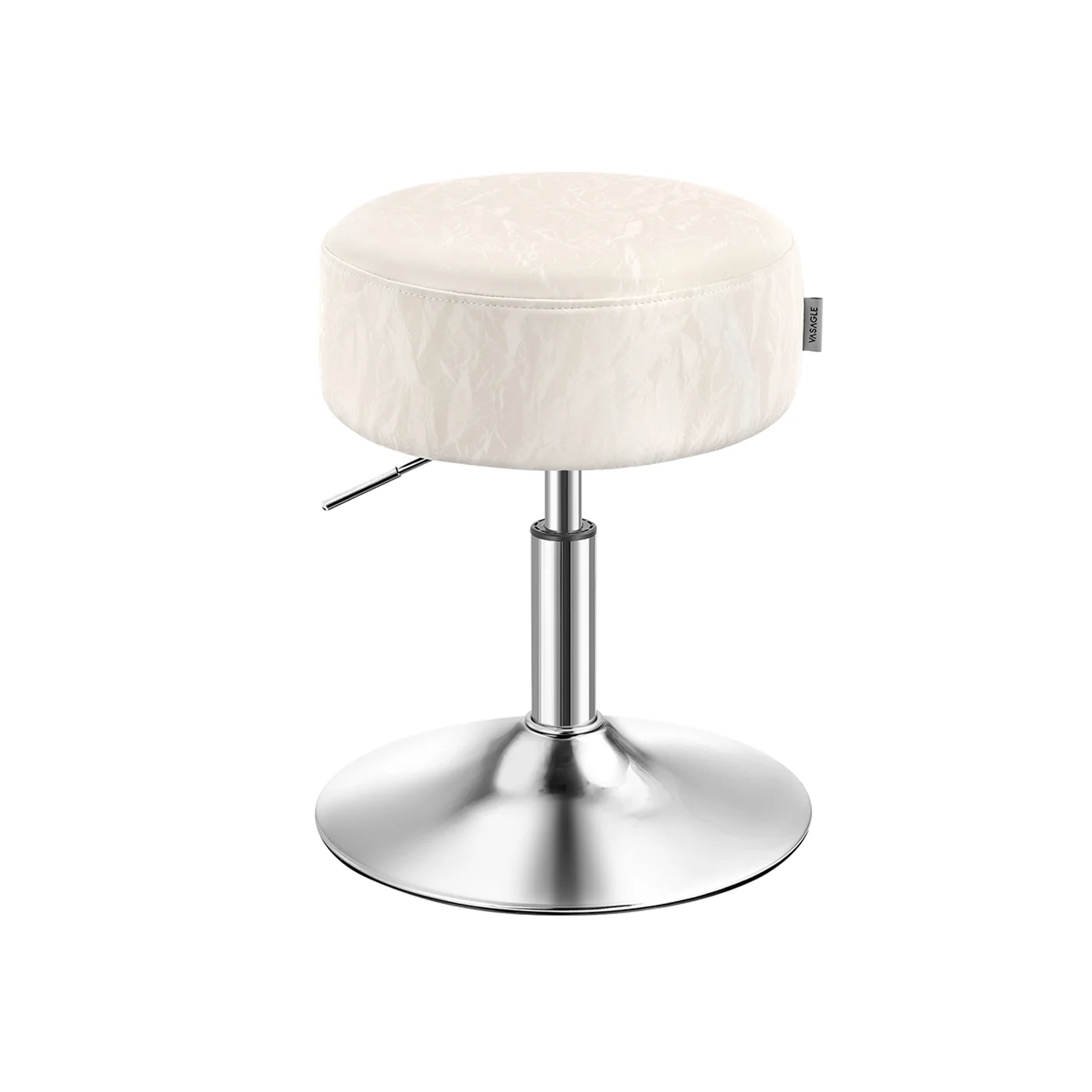 Tabouret de maquillage réglable pivotant en PU pour coiffeuse
