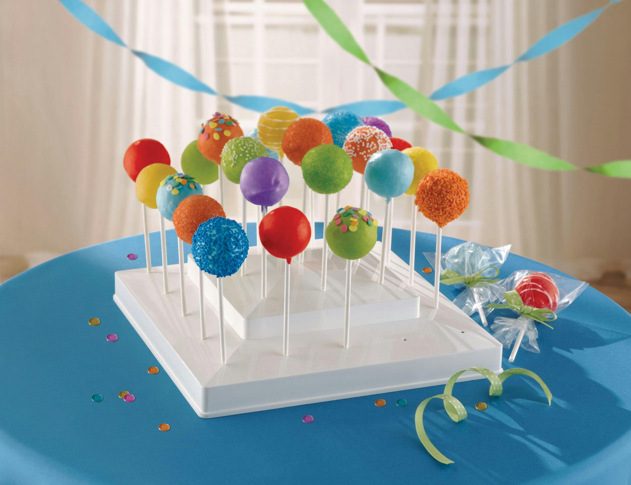 White Lollipop Stand