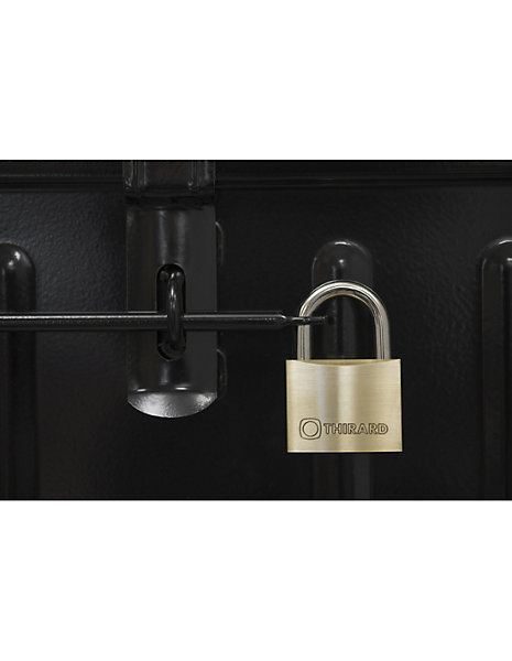 Cadenas à clé Type 1 , intérieur, laiton, anse acier, 45mm, 2 clés - THIRARD