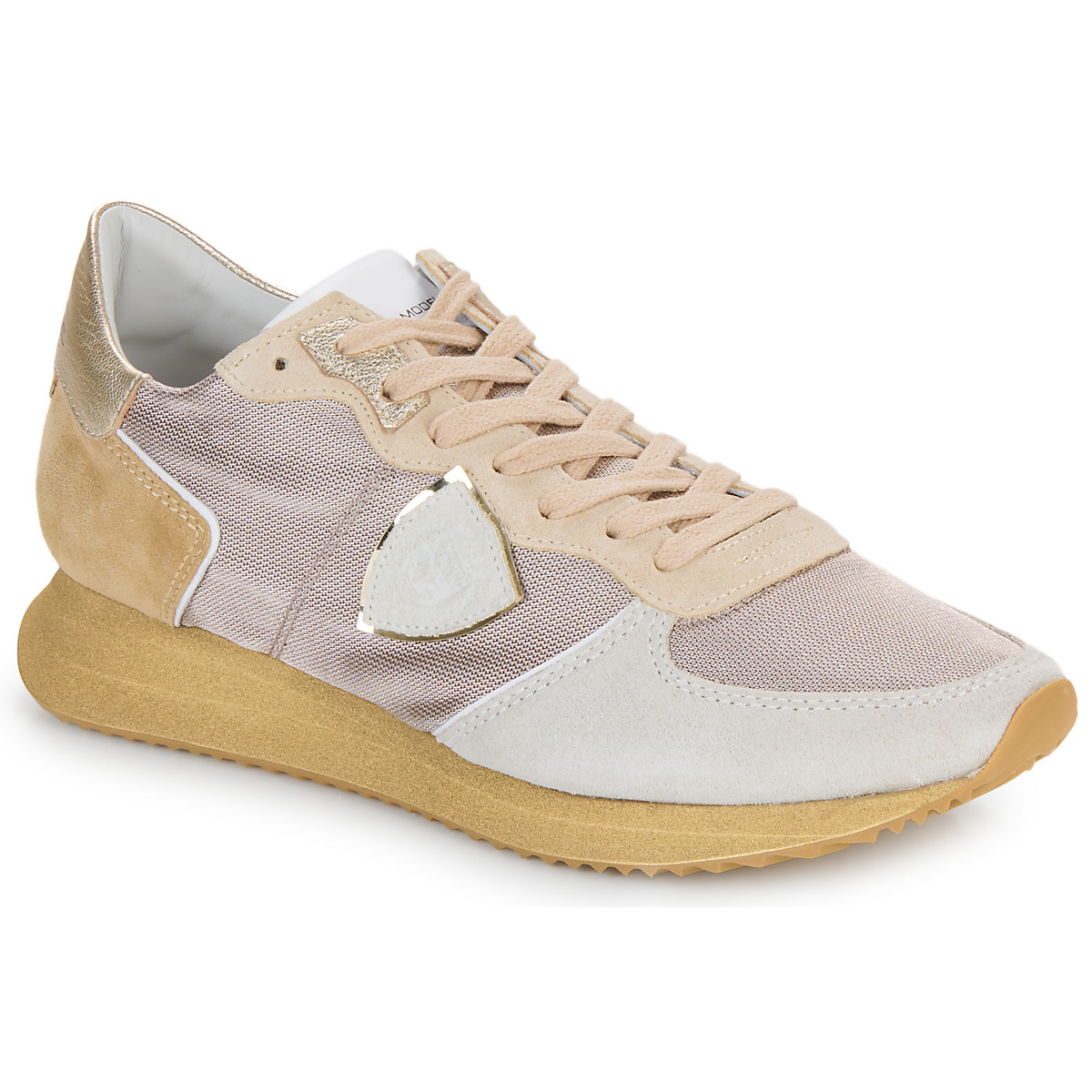 Philippe Model - TRPX LOW WOMAN - Beige / Gold