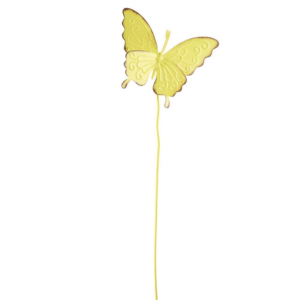 Figurine à planter métal papillon H56cm (3 modèles)