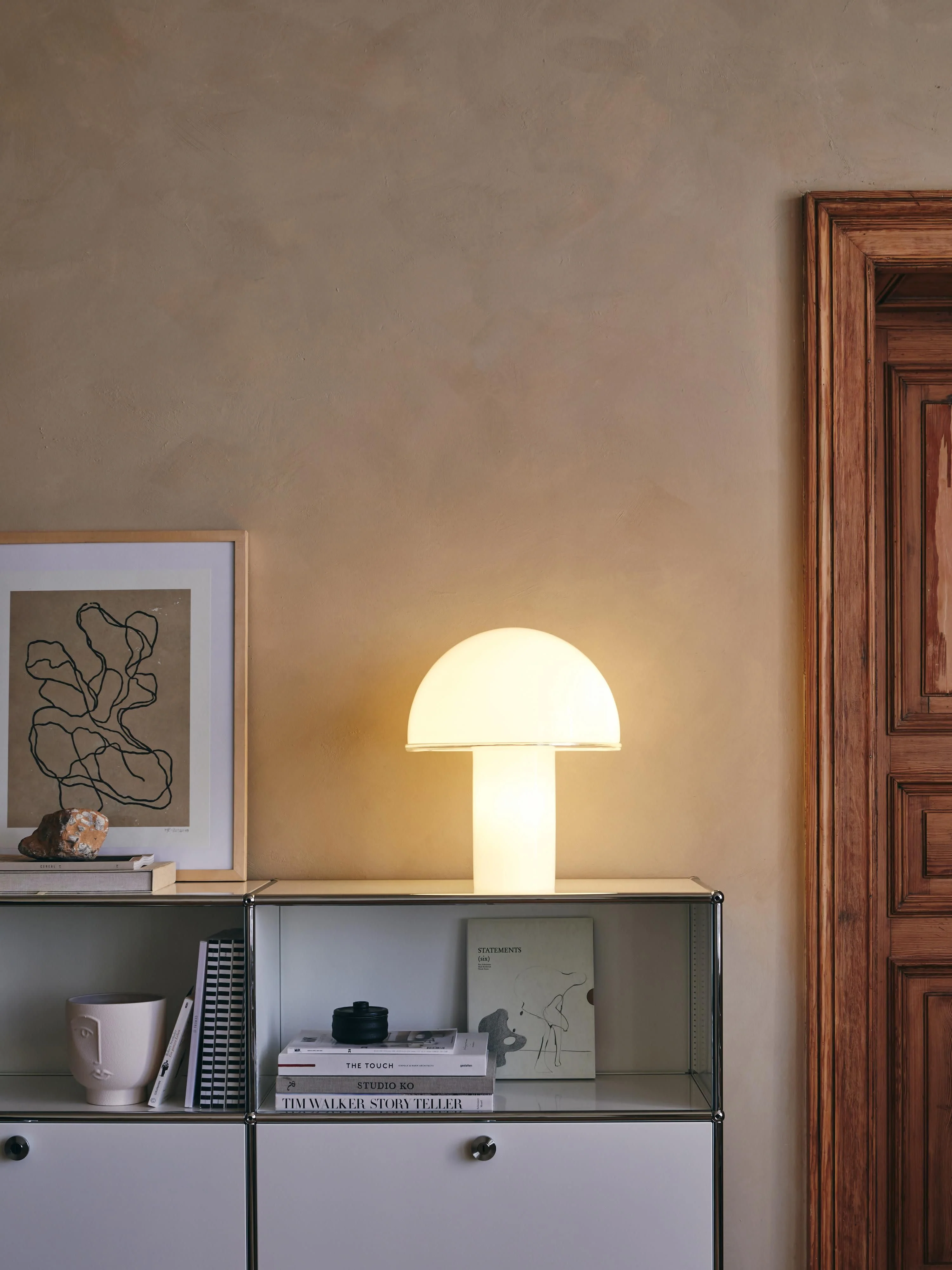 Mundgeblasene Tischlampe Onfale, in verschiedenen Größen