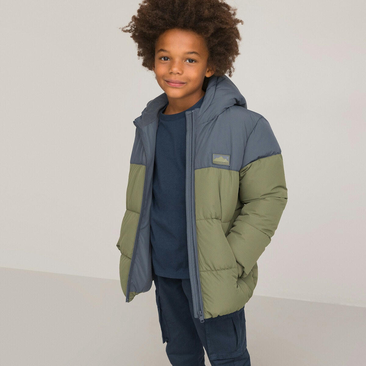 Doudoune chaude à capuche, doublée micro polaire