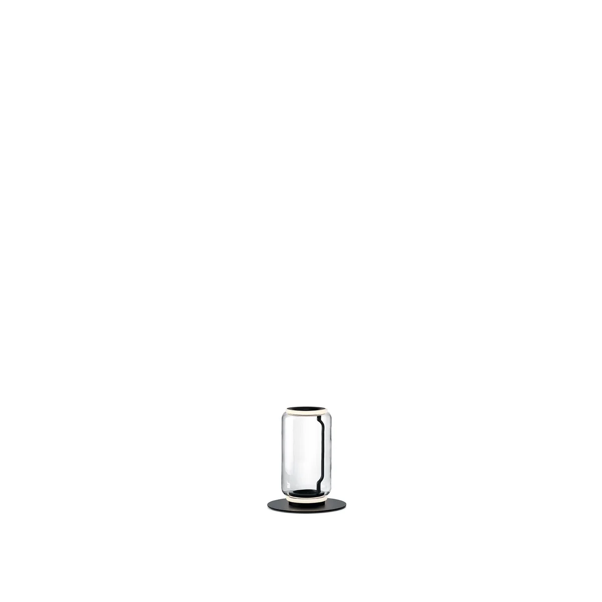 Flos - Noctambule LED Stehleuchte F3 Low Cylinder, schwarz