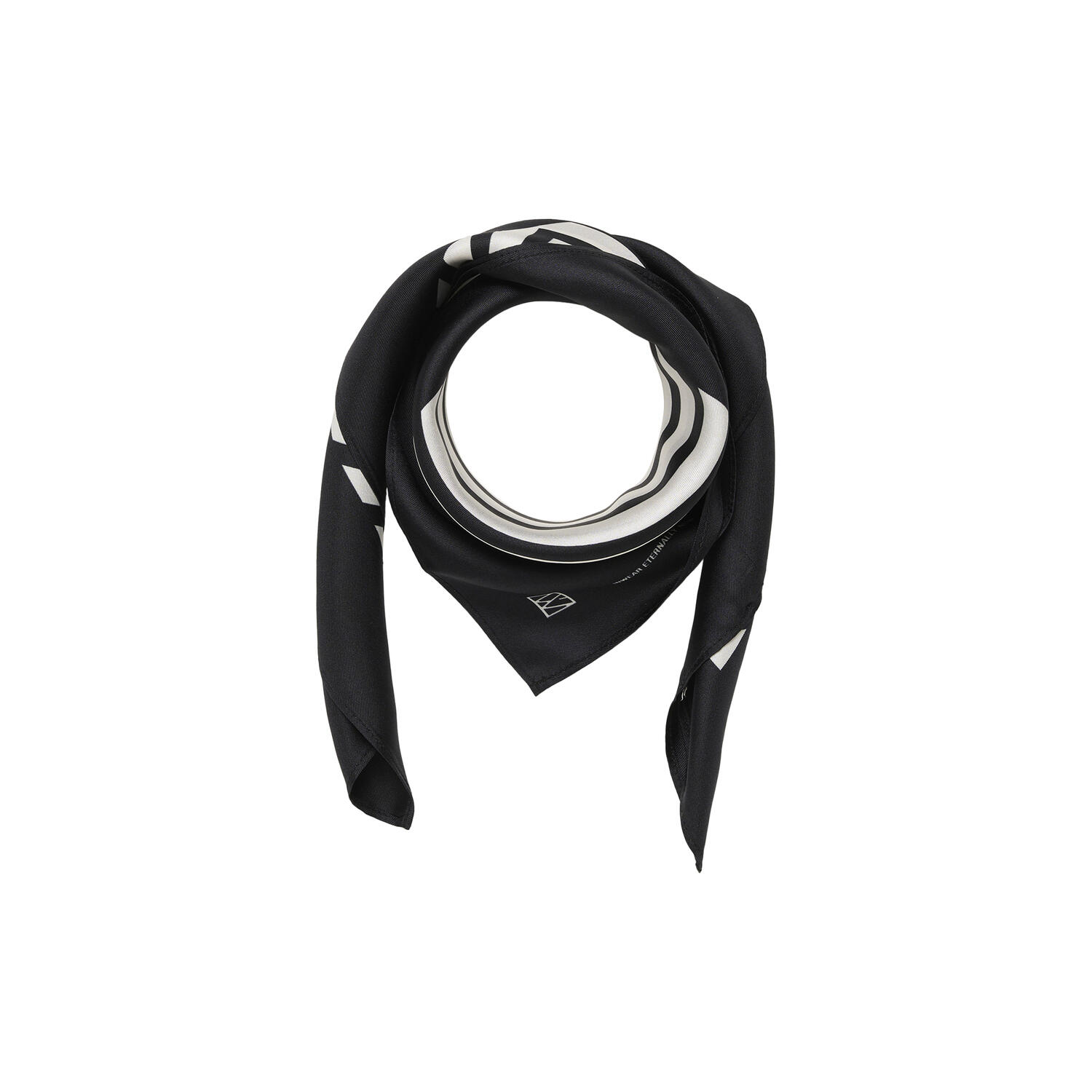 RafiqIW Scarf, black/whisper white