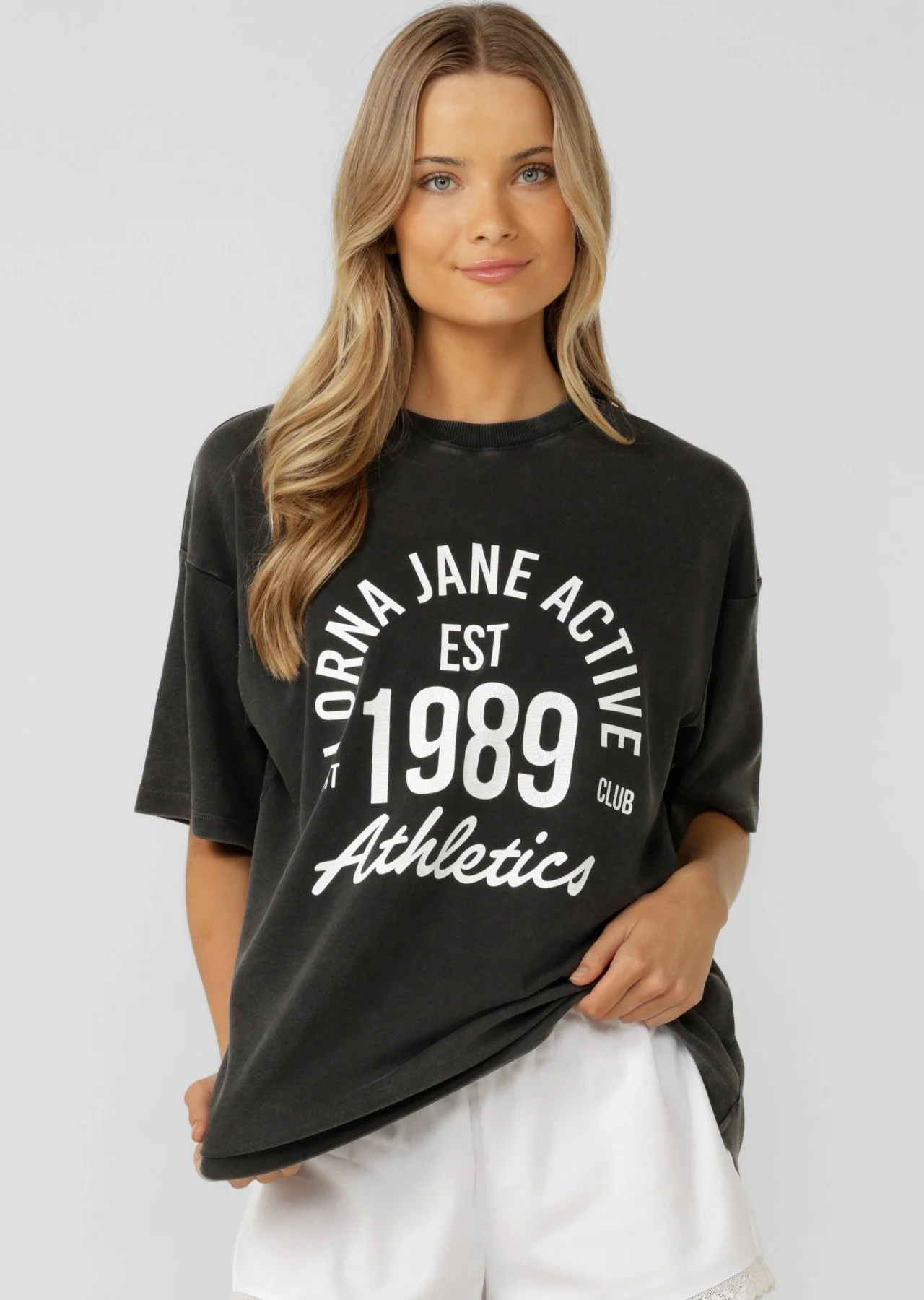 Sport Club Washed Boyfriend T-Shirt