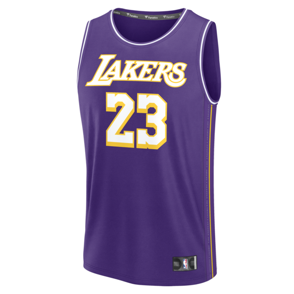 LeBron James Los Angeles Lakers  Fast Break Jersey - Statement Edition - Purple