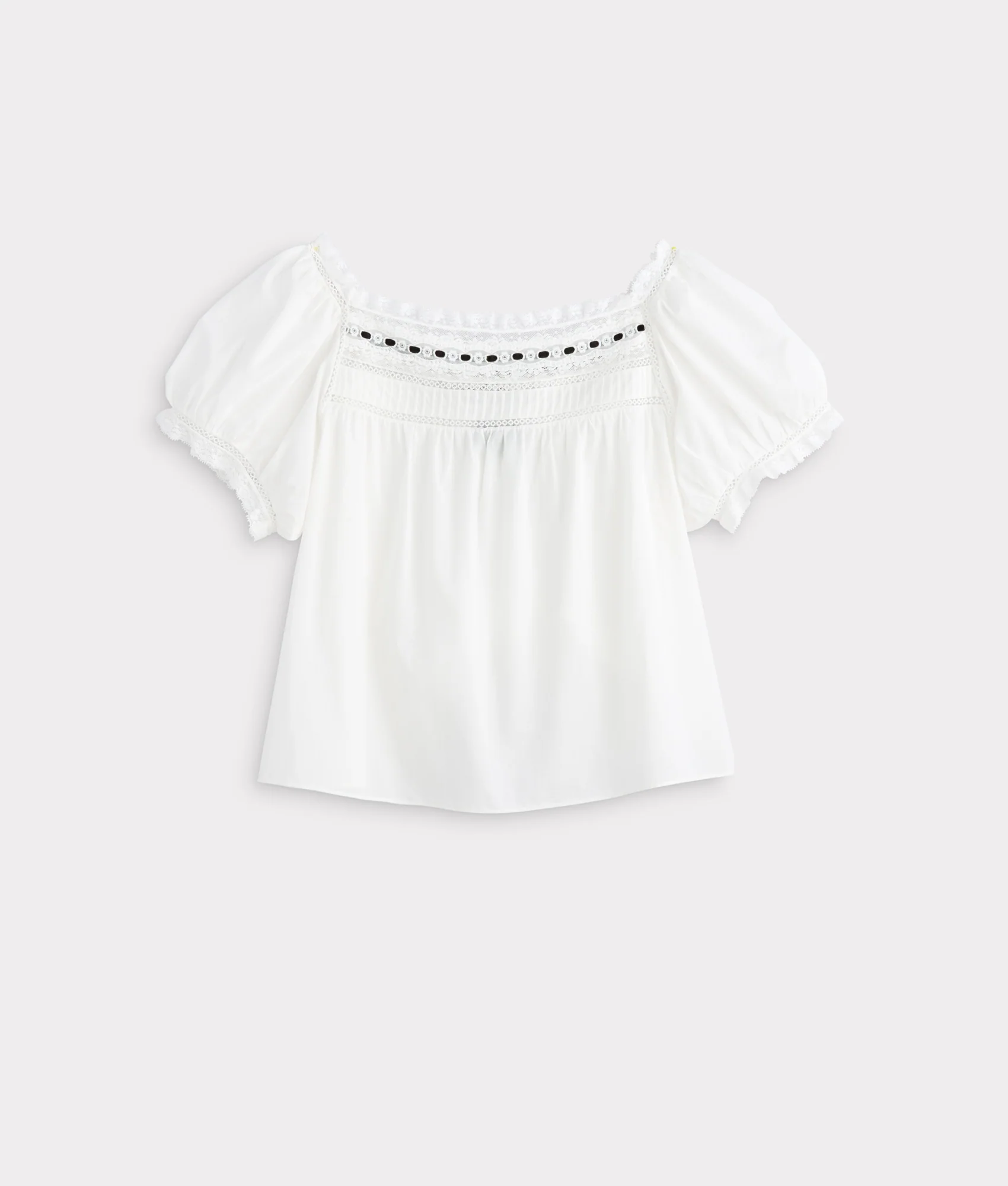 Arabella Bow Blouse - White And Black