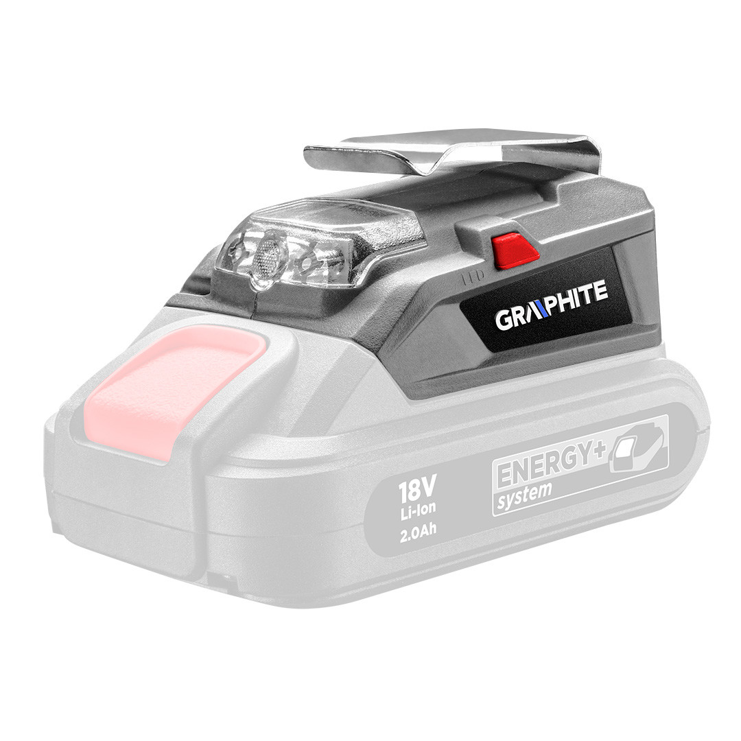 Adapter USB - latarka LED Energy  GRAPHITE 58G025