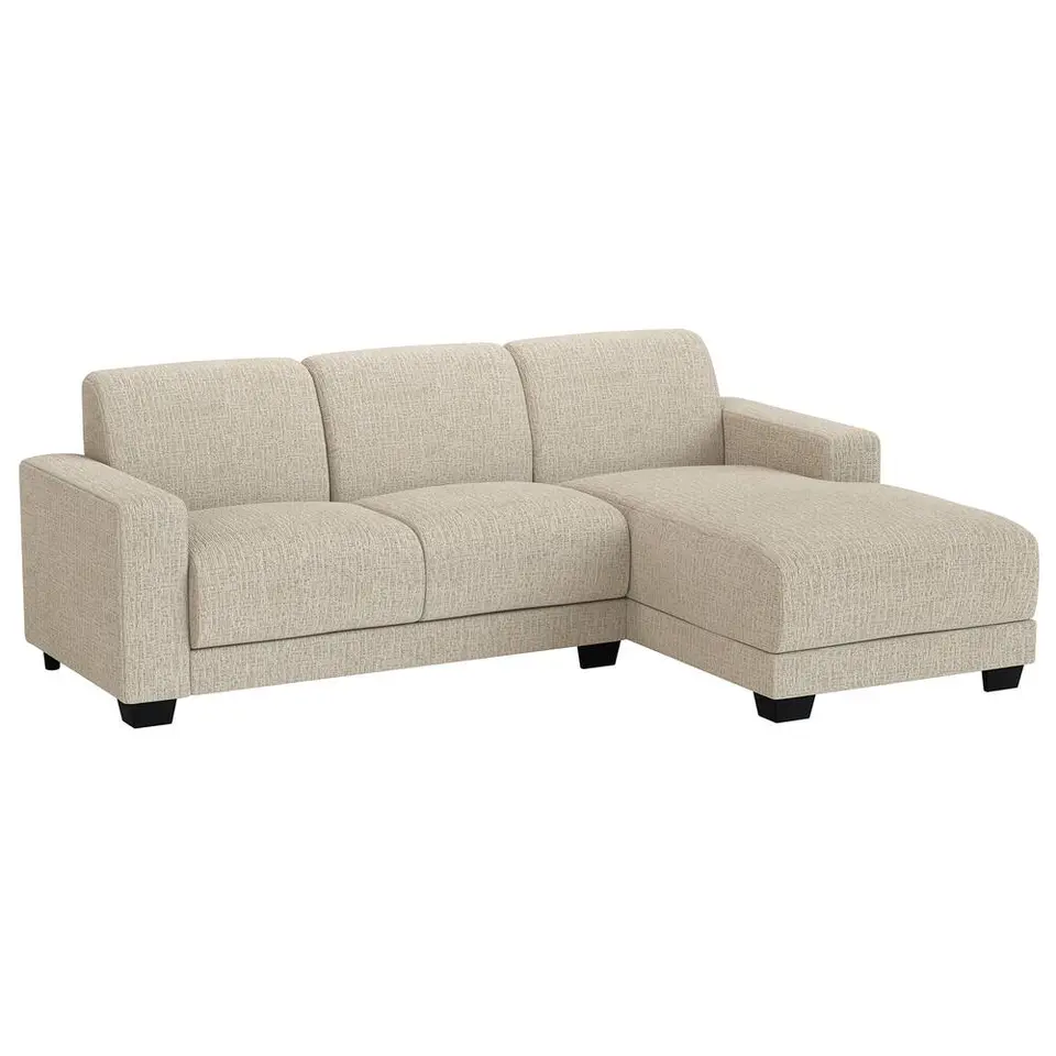 Bank Aberdeen met chaise longue rechts - Kansas - cr&egrave;me