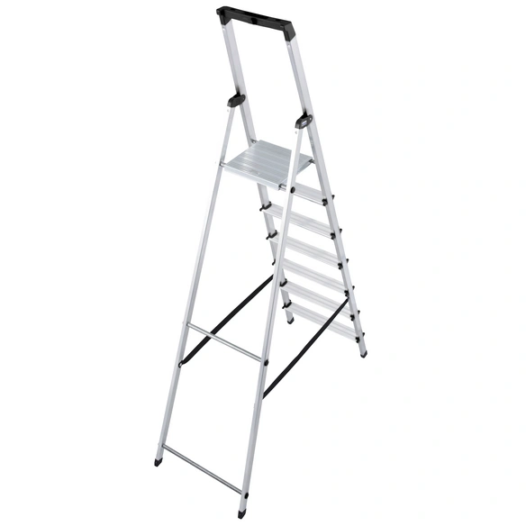 Stufen-Stehleiter »MONTO Solidy«, 7 Sprossen, Aluminium