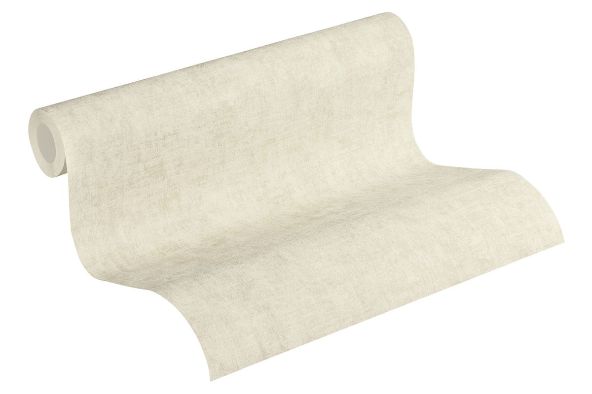 Livingwalls behang geschilderd effect crème - 53 cm x 10.05 m - AS-374234