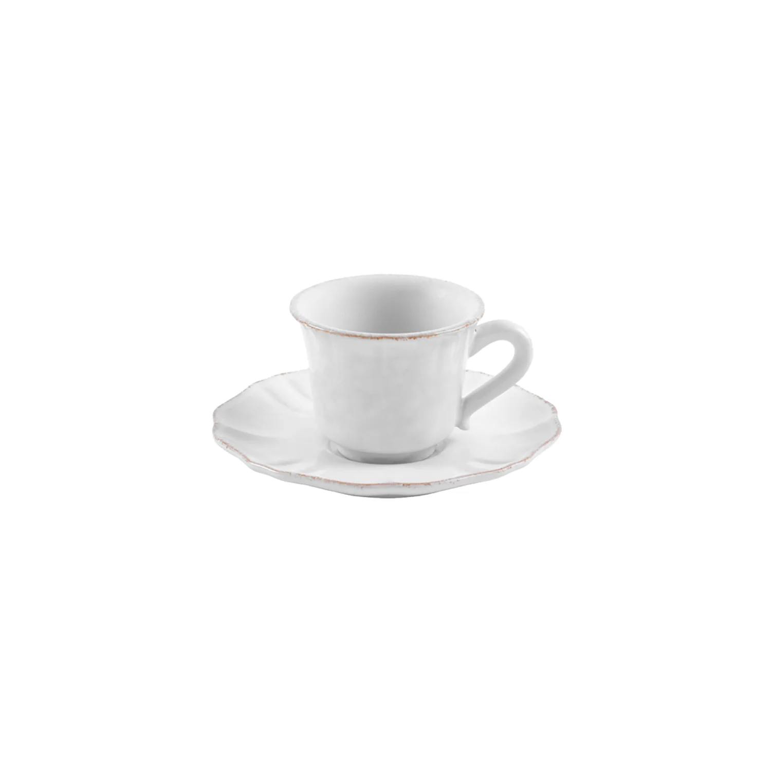 Coffee Cup and Saucer Impressions, Casafina by COSTA NOVA